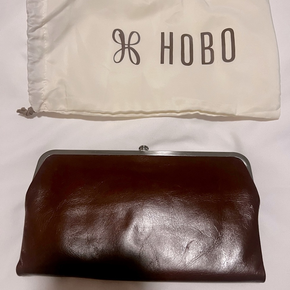 HOBO NWT Lauren clutch brown wallet